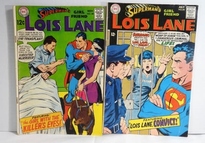 (2) DC Superman's Girl Friend Lois Lane #84/88