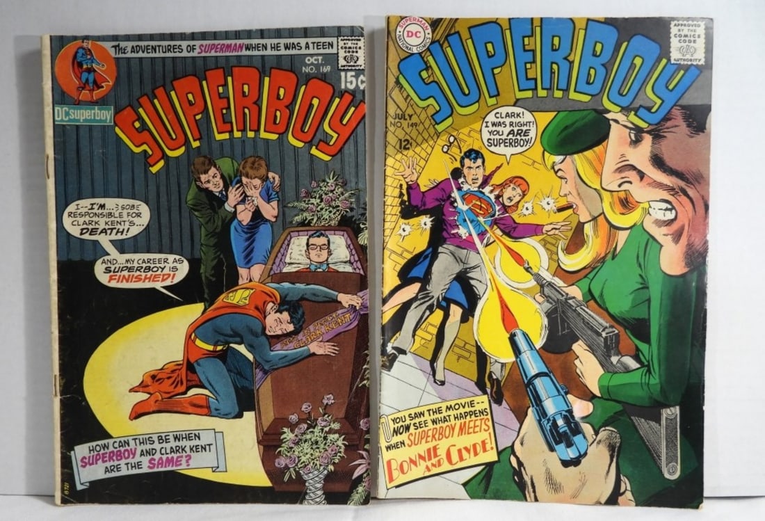 (2) DC Superboy  1968 #149/ 1970 #169 (1 of 4)