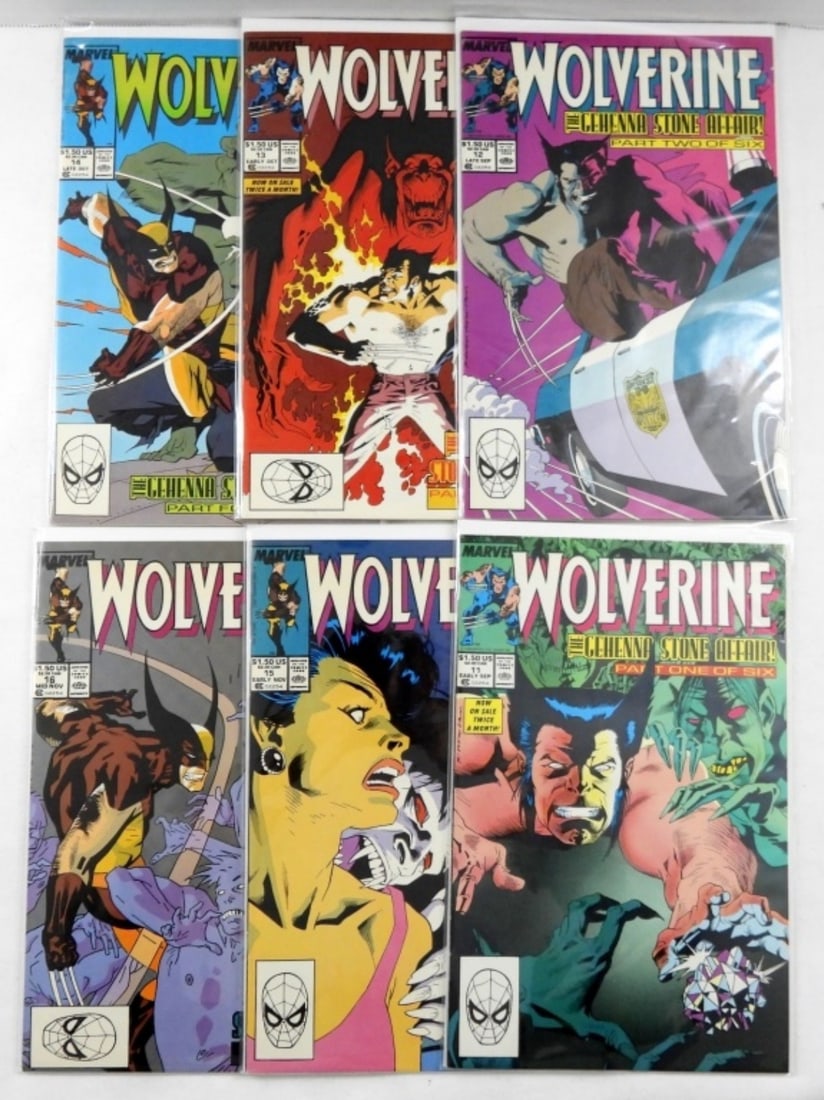 '89 Marvel Wolverine The Gehenna Stone Affair #1-6 (1 of 2)