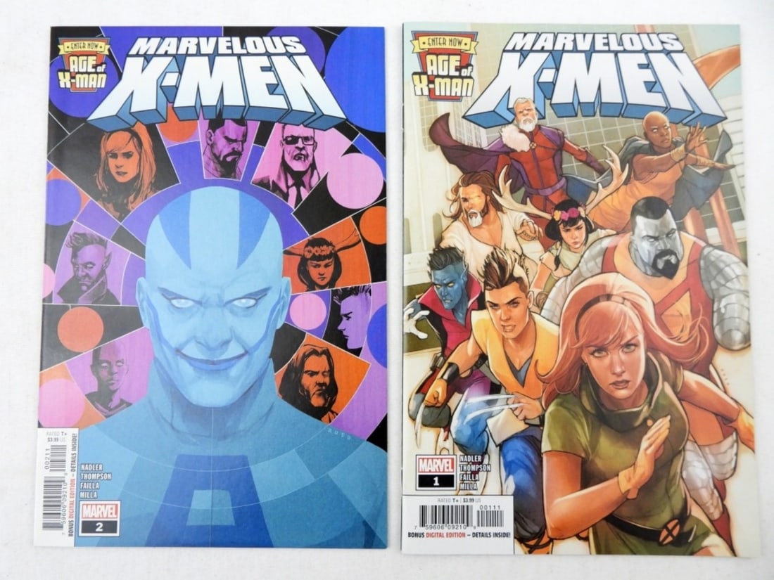 (2) Modern Marvel. Marvelous X-MEN #1: (2) Modern Marvel Marvelous X-Men #1  Age of X-Man (VF-VF)