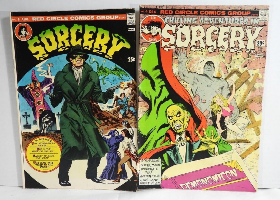 (2) Sorcery Red Circle Comics Group (1 of 6)