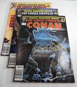 (3) Marvel Magazine Group Conan
