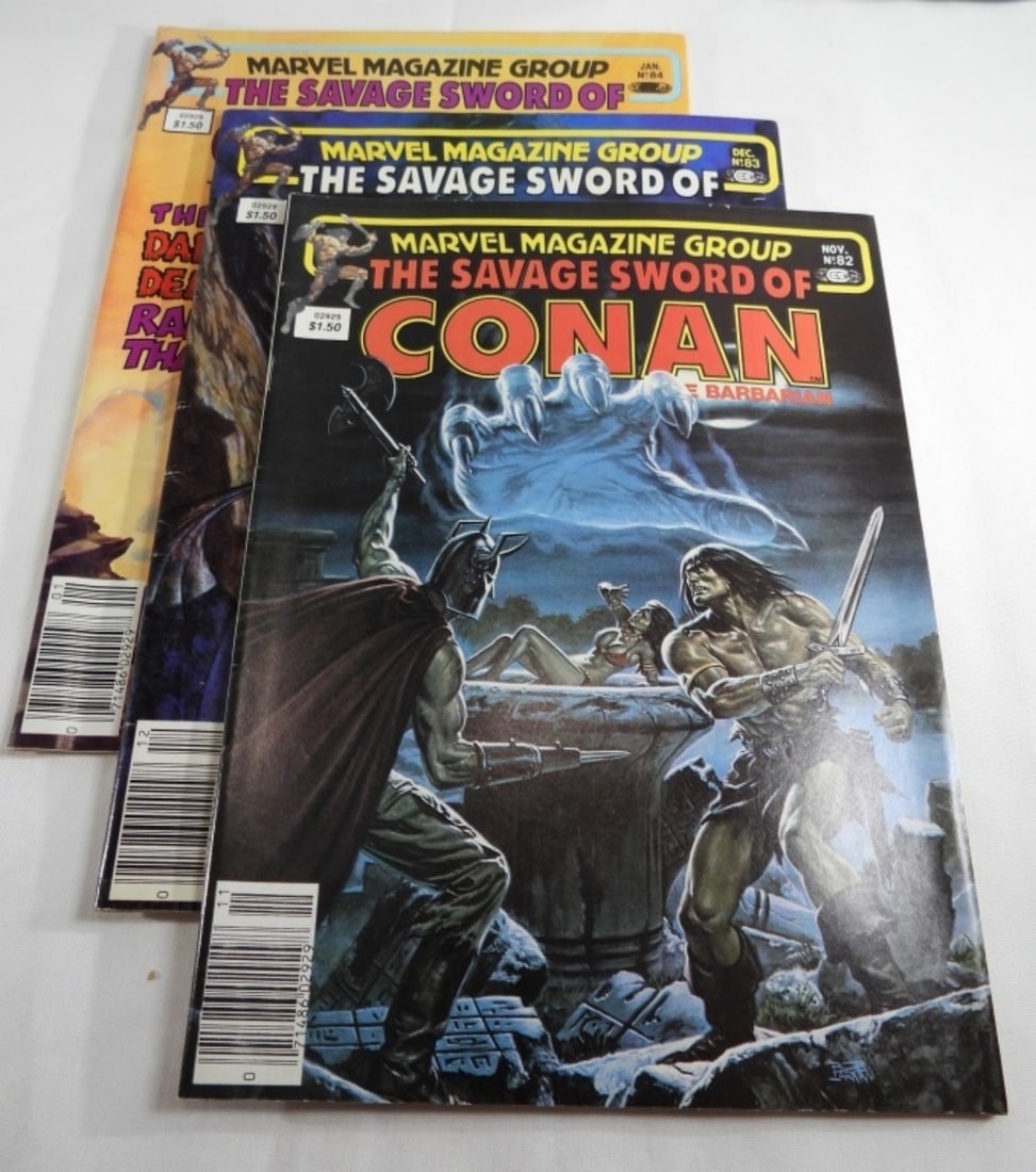 (3) Marvel Magazine Group Conan (1 of 4)