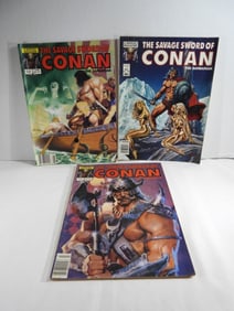 (3) Marvel Magazine Group Conan