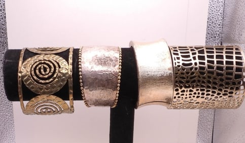 8 Large Cuff Bracelets