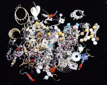 Large Mixed Lot Of Earrings