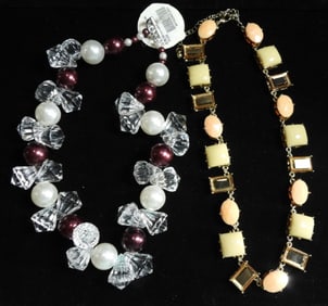 2 Beaded Necklaces
