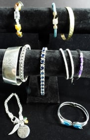 10 Mixed Lot Of Bracelets