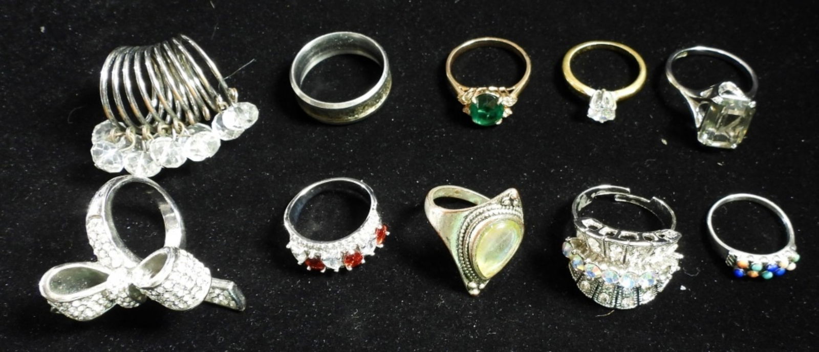 10 Mixed Lot Of Rings (1 of 6)
