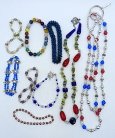 Variety Of Beaded Jewelry