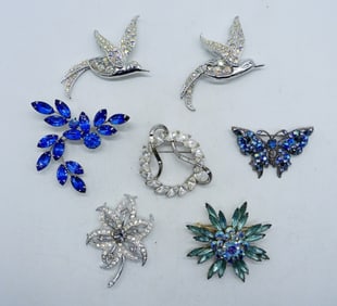 7 Fashion Rhinestone Brooches