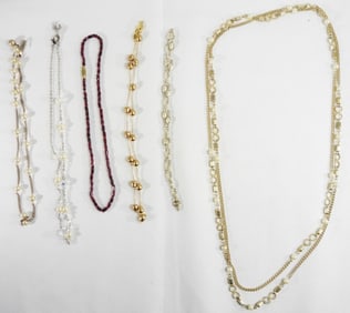 6 Beaded Necklaces