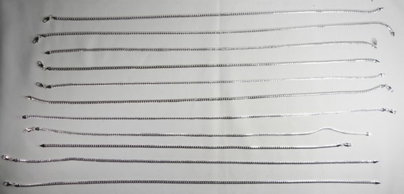 11 Silver Necklaces