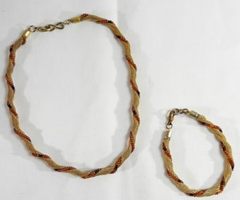1 Necklace And 1 Bracelet