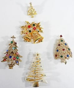 5 Christmas Pins