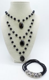 Sterling Mexico Beaded Bracelet & More