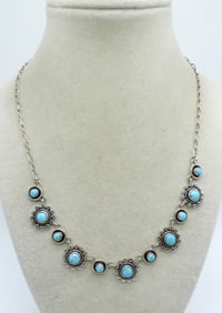 Gorgeous Sterling Turquoise Necklace
