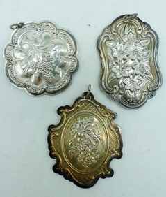 3 Towle Sterling Ornaments 1986 / 1988