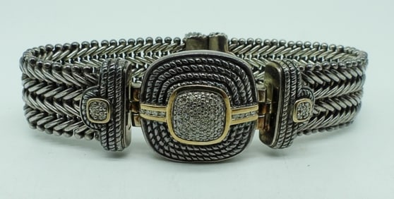 Town & Country Diamond 925 14k Bracelet