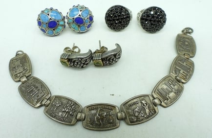 1936 Texas Centennial Bracelet & Earrings