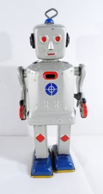 Sparkling Mike Windup Tin Toy