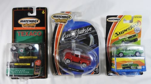 3 Matchbox Collectors Cars