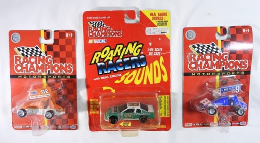 3 Racing Champions Collectors Cars