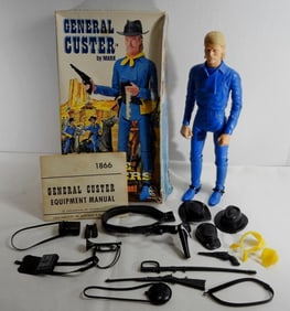 General Custer Complete With Box Marx