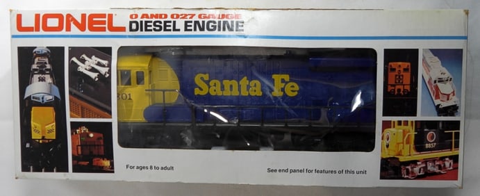Lionel 0 & 027 Gauge Diesel Engine Santa Fe