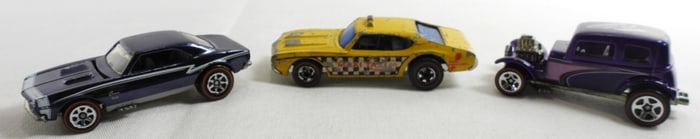 (3) Redline Hot Wheels Cars