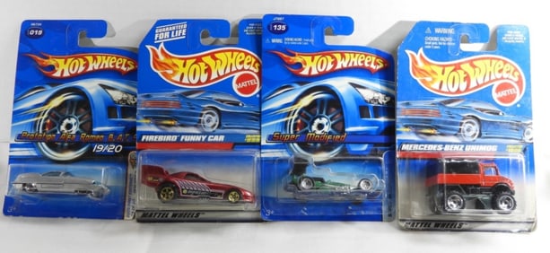 (4) Hot Wheels Mixed Lot