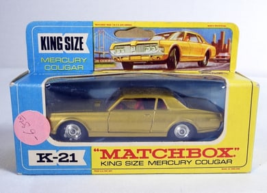 K-21 Matchbox King Size Mercury Cougar