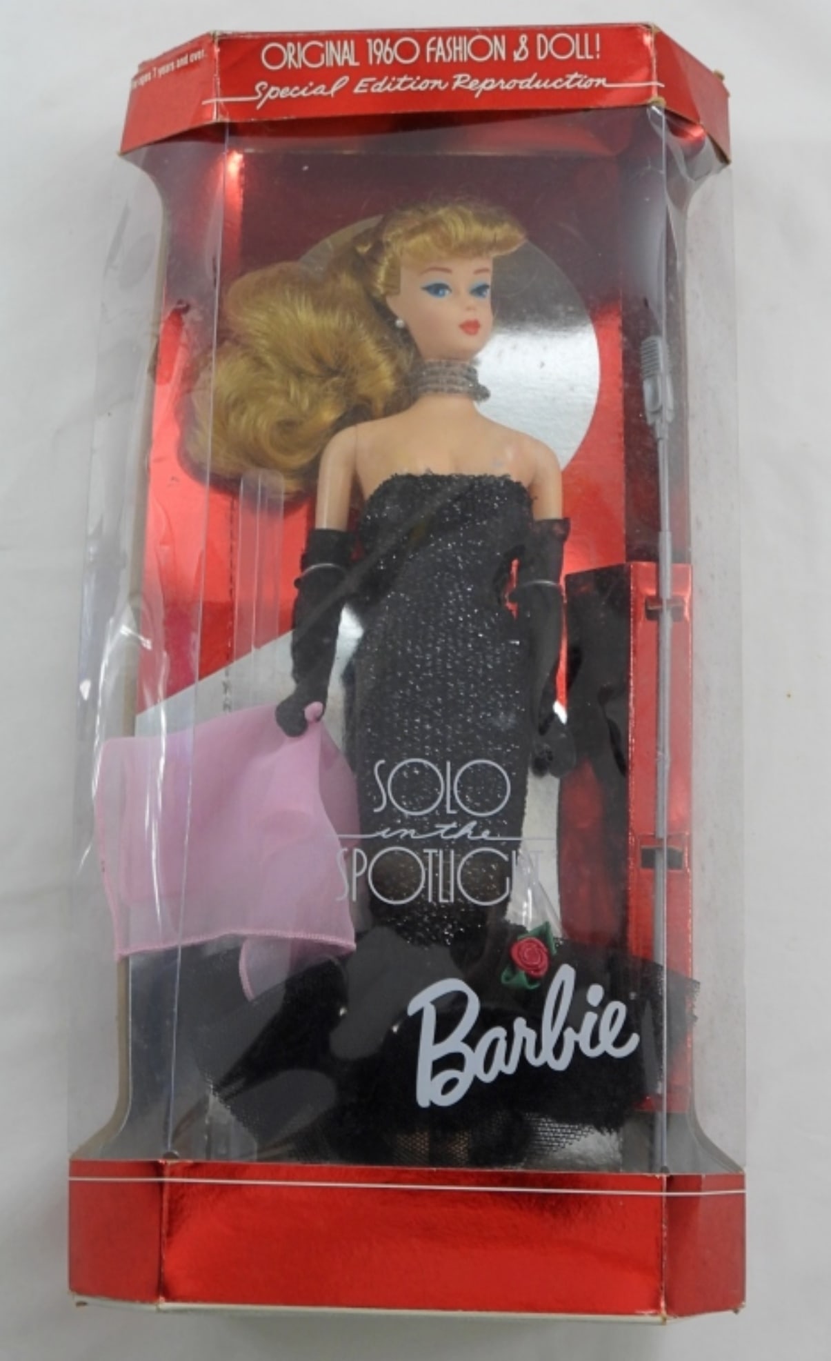 Solo In The Spotlight Barbie: Still in the original box. However the box has years of wear.