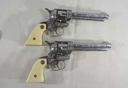 Nichols Stallion Cap Pistol Toy Gun w/ Holster