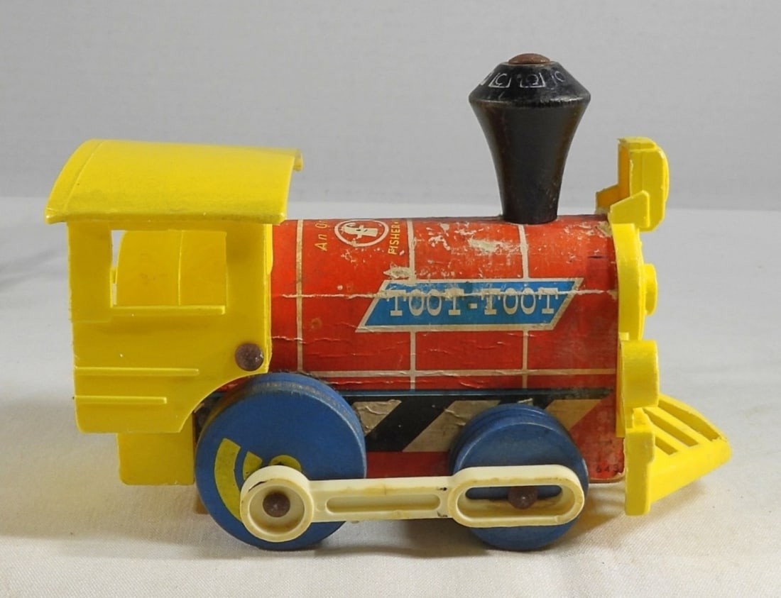 2 Tin Toy Planes/ Fisher Price Toot- Toot Train (1 of 2)