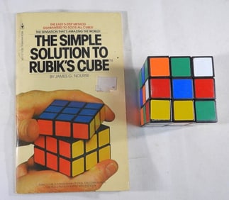 Rubik's Book w/Rubik's Cube