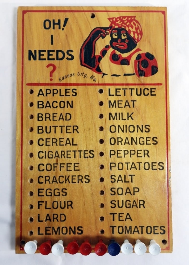 Black Americana Grocery List Board (1 of 3)