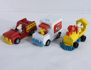 1965 Aviva Snoopy Toy Vehicles