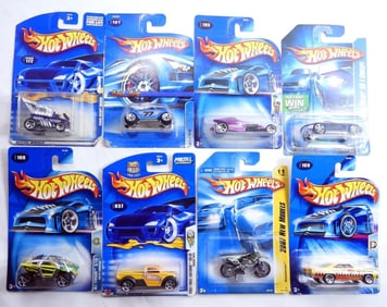 8 Hot Wheels Cars - Mixed Years