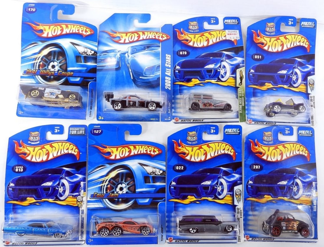 8 Hot Wheels, Mixed Years (1 of 2)