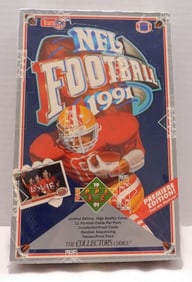 NFL Football 1991 Sealed Upper Deck Cards