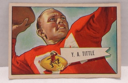 Y.A. Tittle 1952 49ers Card