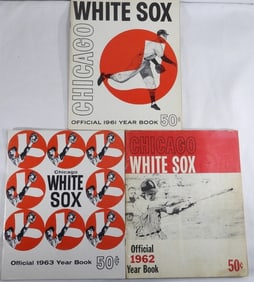1961, 62, 63 White Sox Yearbooks
