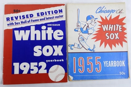1952 & 1955 White Sox Yearbooks