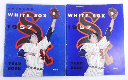 1957 White Sox Yearbook Original & Revised