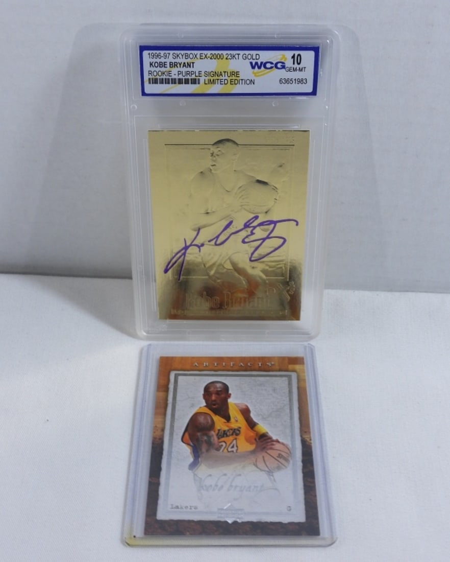Kobe Bryant Graded 23kt Gold Card (1 of 5)