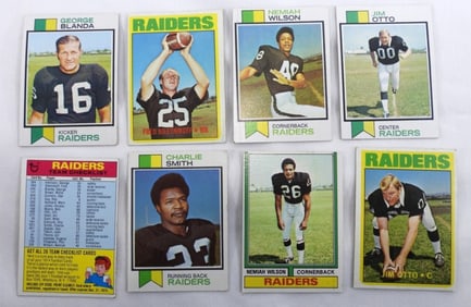 (8) 1970s Raiders Lot