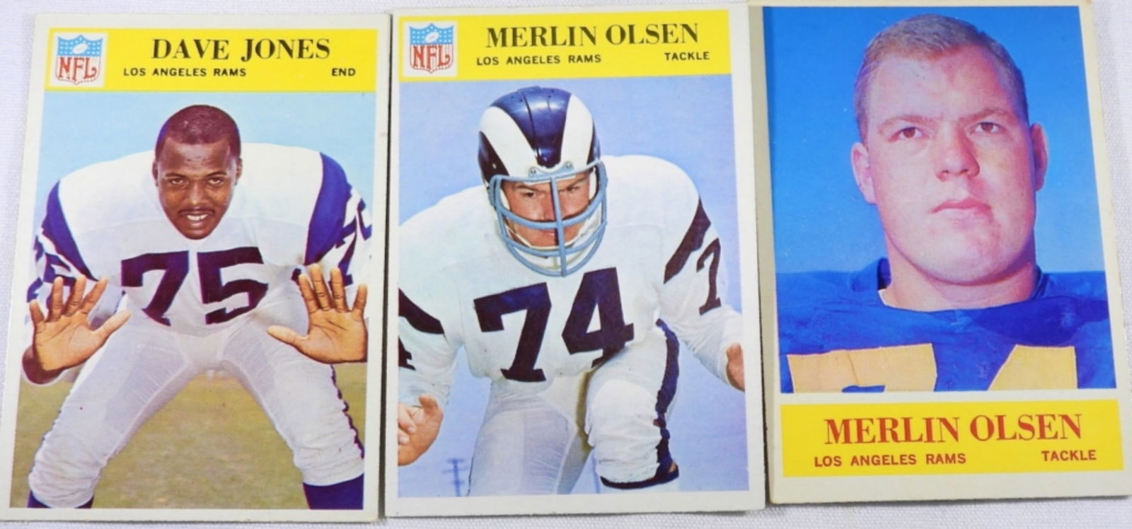 Merlin Olsen &  Dave Jones, Los Angeles Rams (1 of 2)