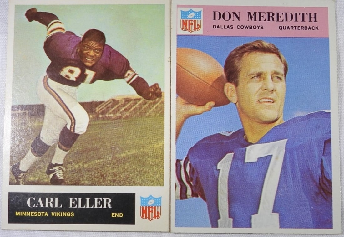 Carl Eller & Don Meredith Football Cards (1 of 2)