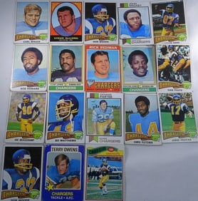 San Diego Chargers Card Collection